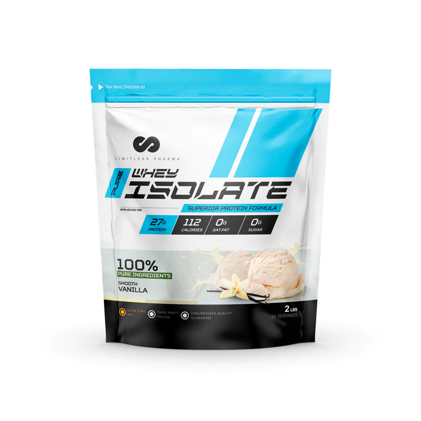 Limitless Pharma - Pure Whey Isolate 2lbs