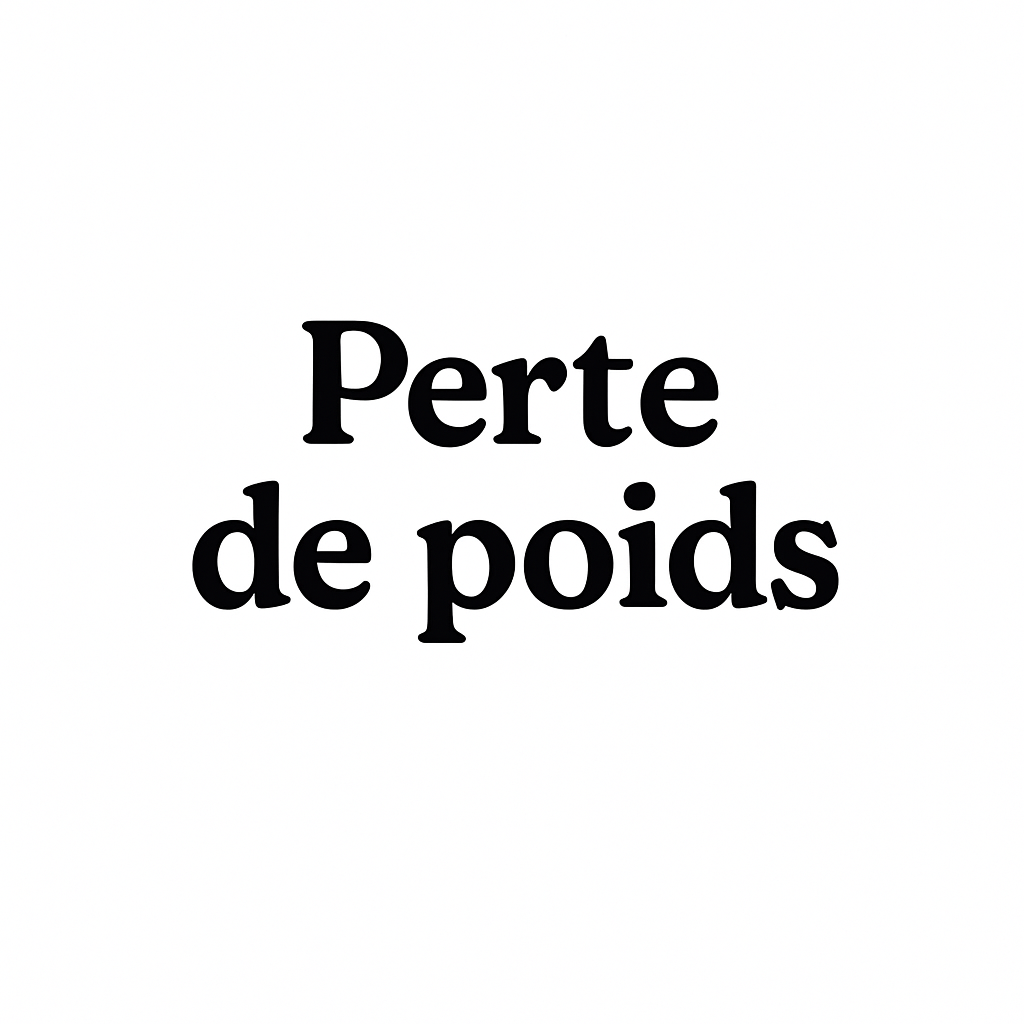 Perte de poids