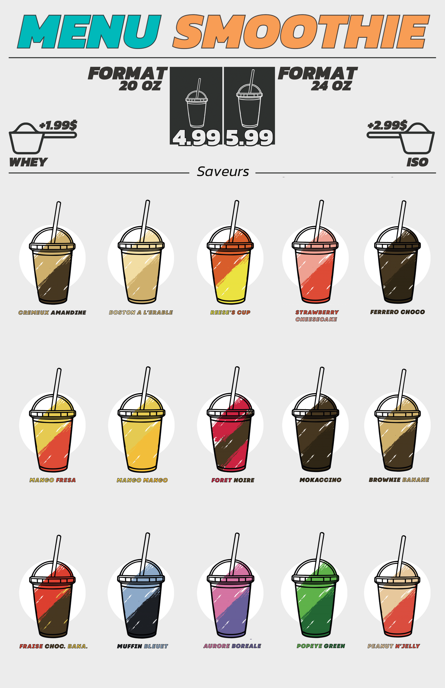 Nos smoothies