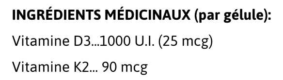 XPN - Vitamin D3 + K2