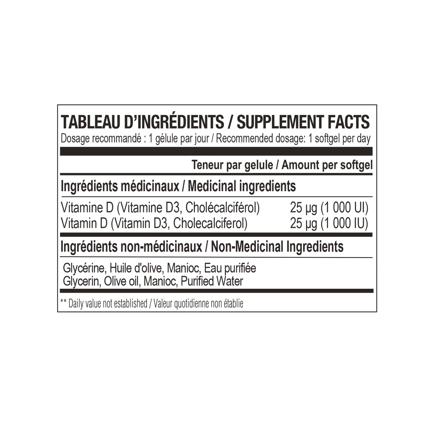 Nova Pharma - Vitamine D3