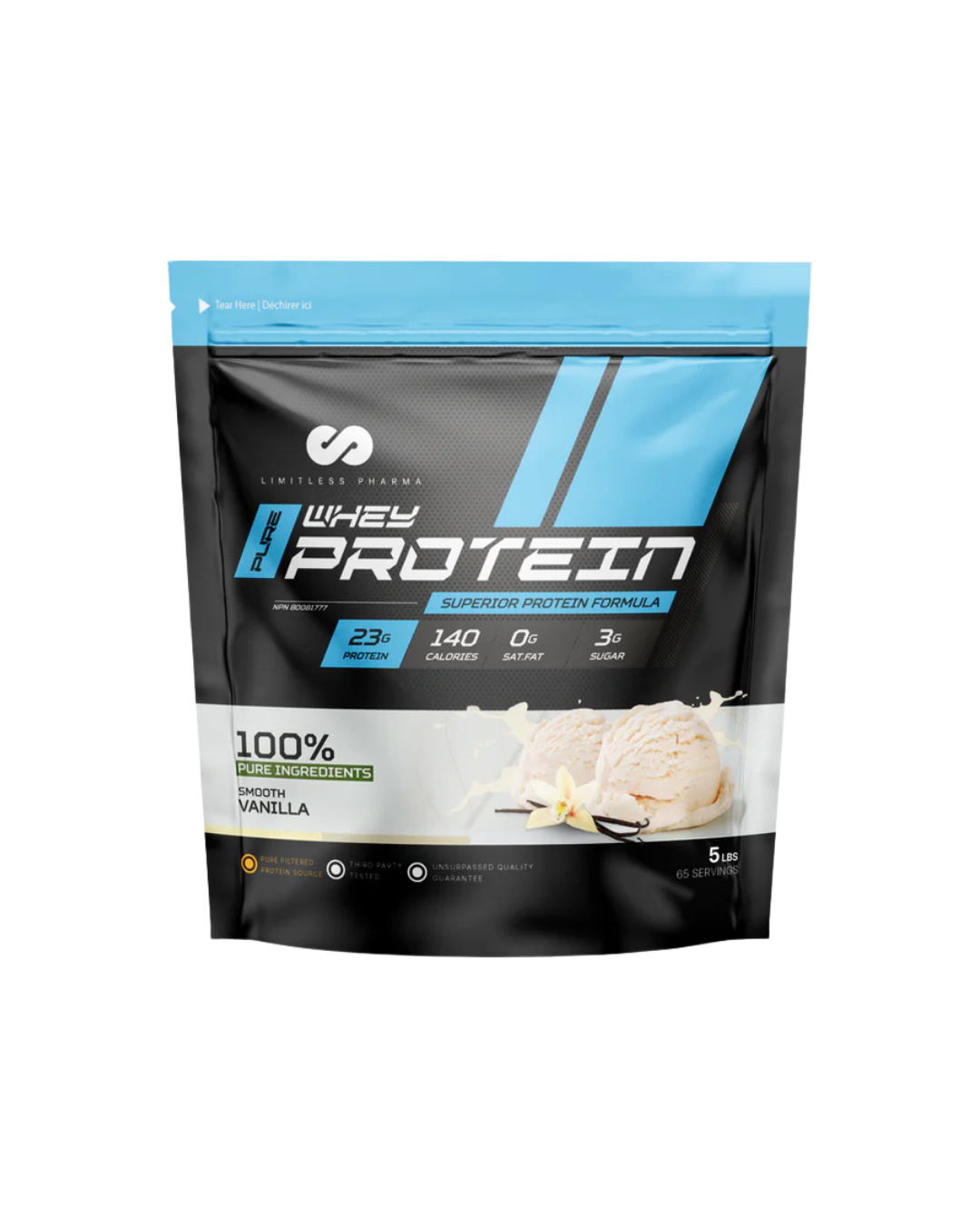 Limitless Pharma - Pure Whey Protein 5lbs
