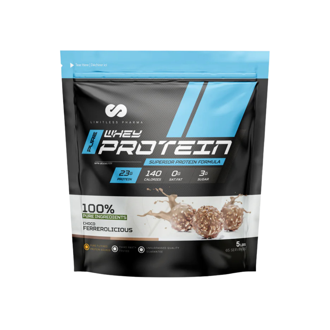 Limitless Pharma - Pure Whey Protein 5lbs